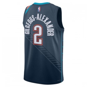Canotte Uomo Oklahoma City Thunder Shai Gilgeous-Alexander Nike 2025-26 City Edition Nero Swingman